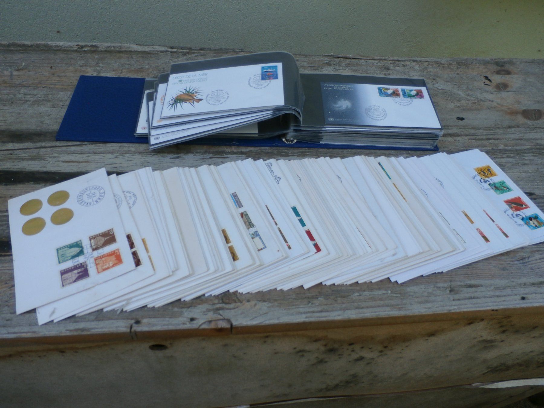 Alle Briefmarken: Ca 230 FDC Ersttagsbriefe – Gebraucht aus Zürich von tiburzio 3