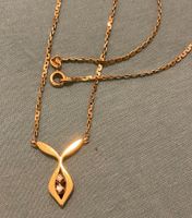 Collier Kette Gold 750 mit Brillanten