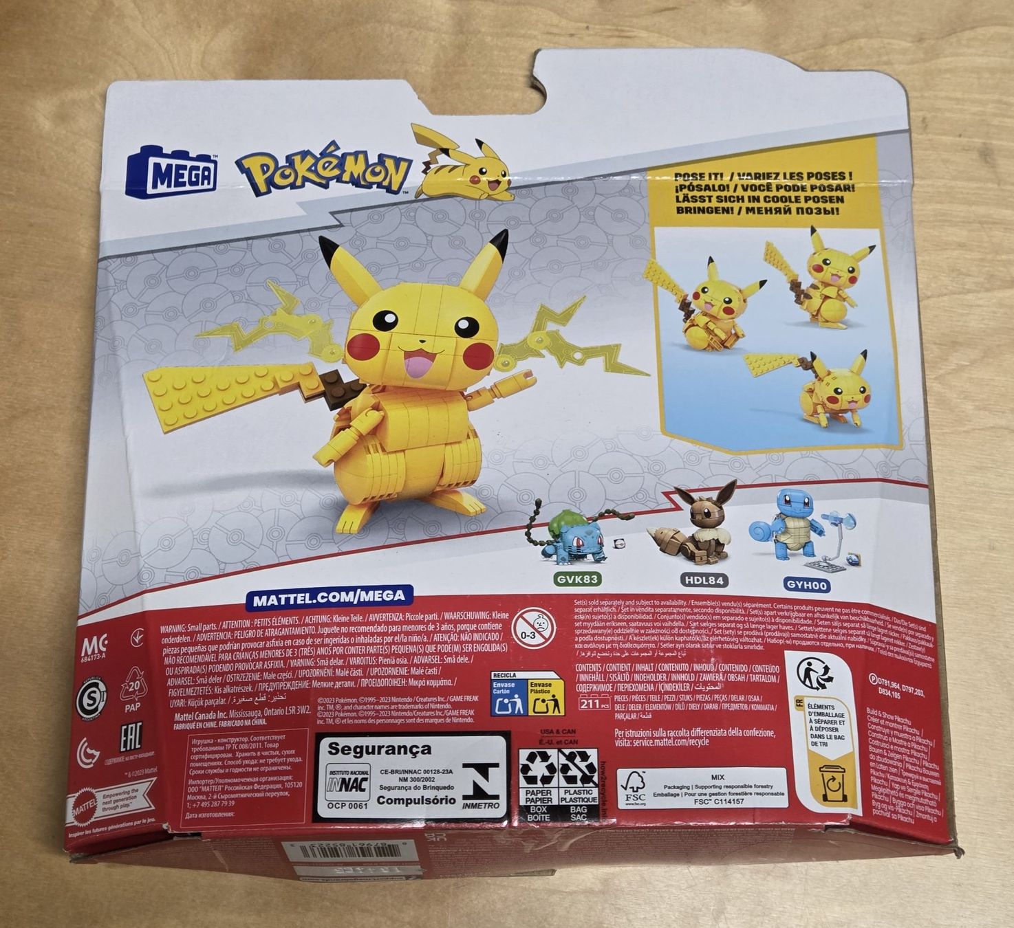 Mega Kit di costruzioni: Mega Pokémon Pikachu GMD31 – Nuovo e nell'imballaggio originale da Basadingen venduto da tot_59zf 5