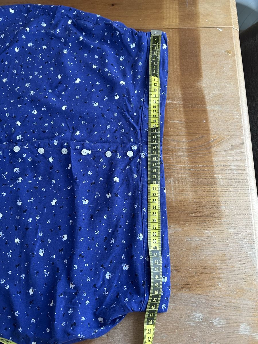 Gonne: Sommerlicher Rock XL blau mit Blumenmuster – Usato da chur venduto da corazon710 4