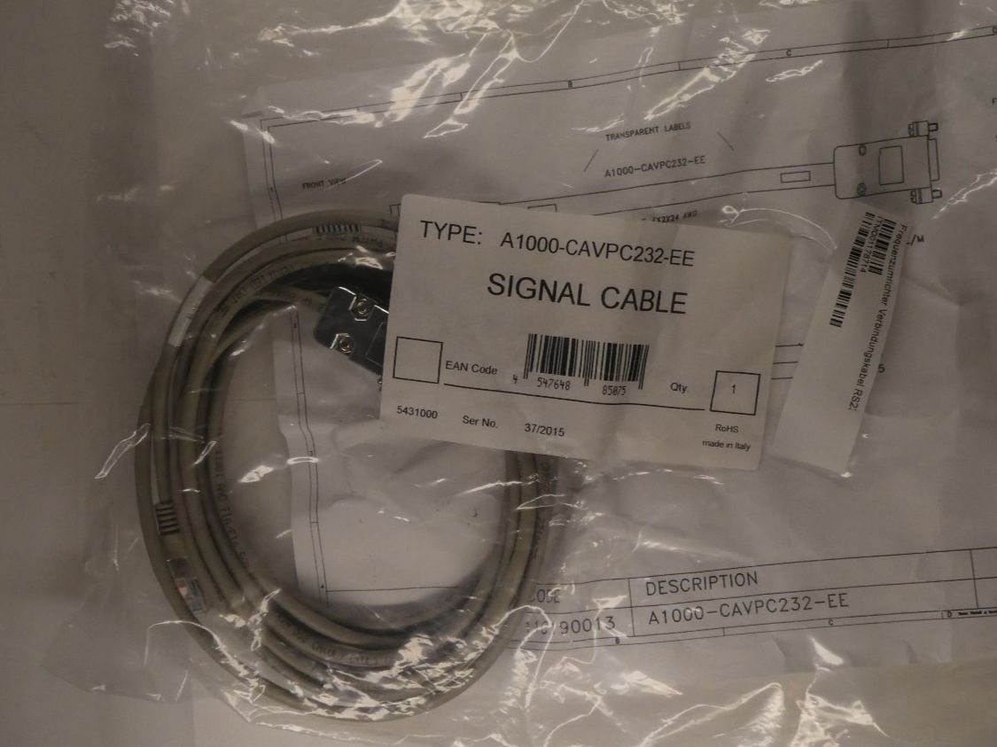 Componenti elettronici: Signal-Kabel A1000-CAVPC232-EE – Nuovo e nell'imballaggio originale da Fulenbach venduto da Hach0