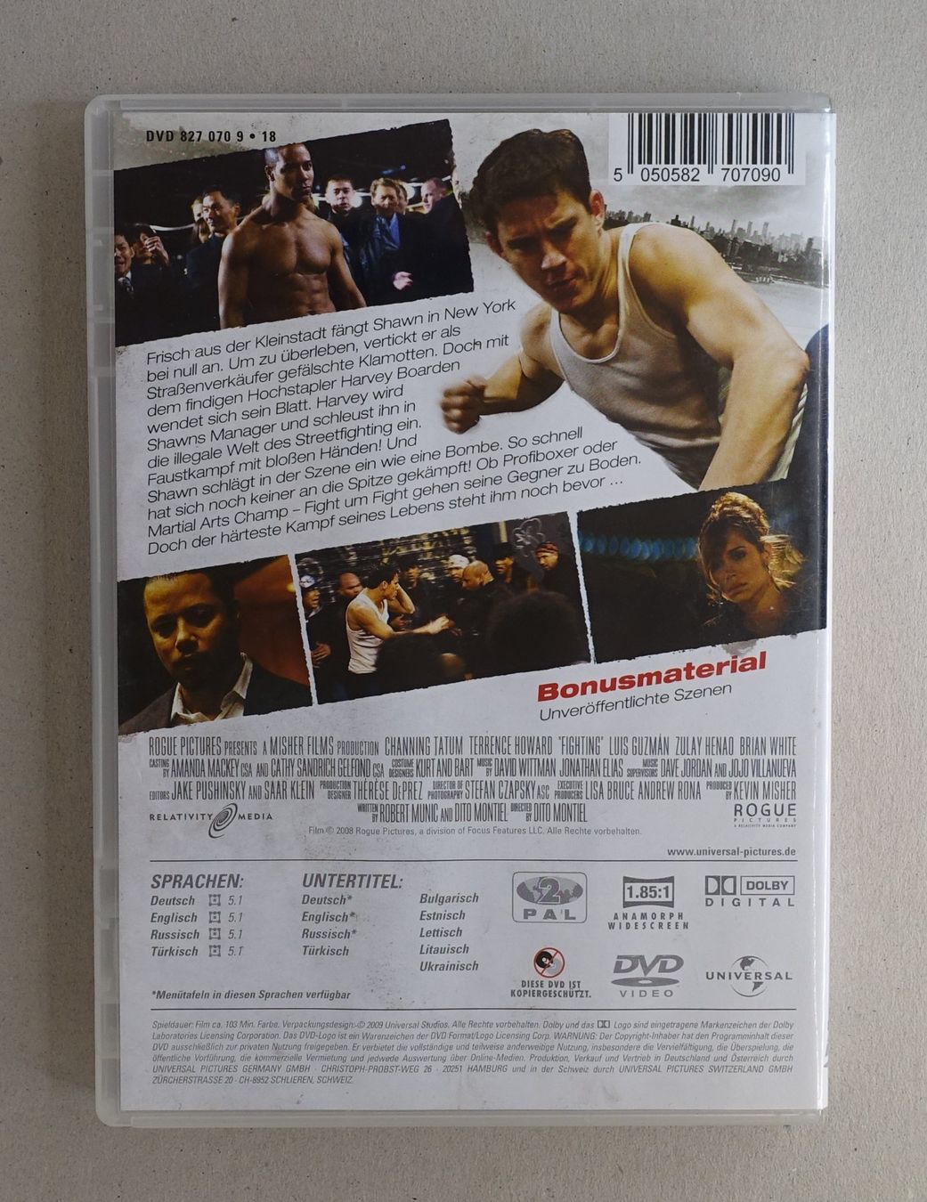 Tutti i DVDs: Fighting - DVD mit Channing Tatum, Terrence Howard – Usato da Sessa venduto da fraenklishop 1