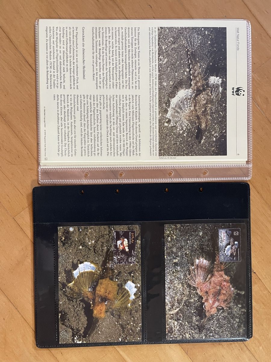 Tous les timbres: WWF Set "Der Flügelrossfisch" – D'occasion à Altdorf UR par mic_z8bj 3