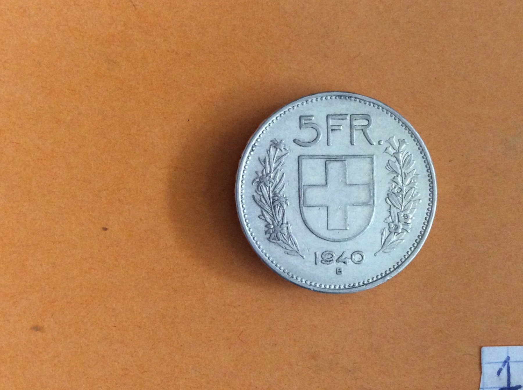 Tutti le monete: 5 francs  1940  Jolie – Usato da Genève venduto da pie_fh2d