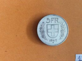 5 francs  1940  Jolie