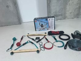 Slackers NinjaLine–Cooles Ninja-Warrior-Kletterset für Kids