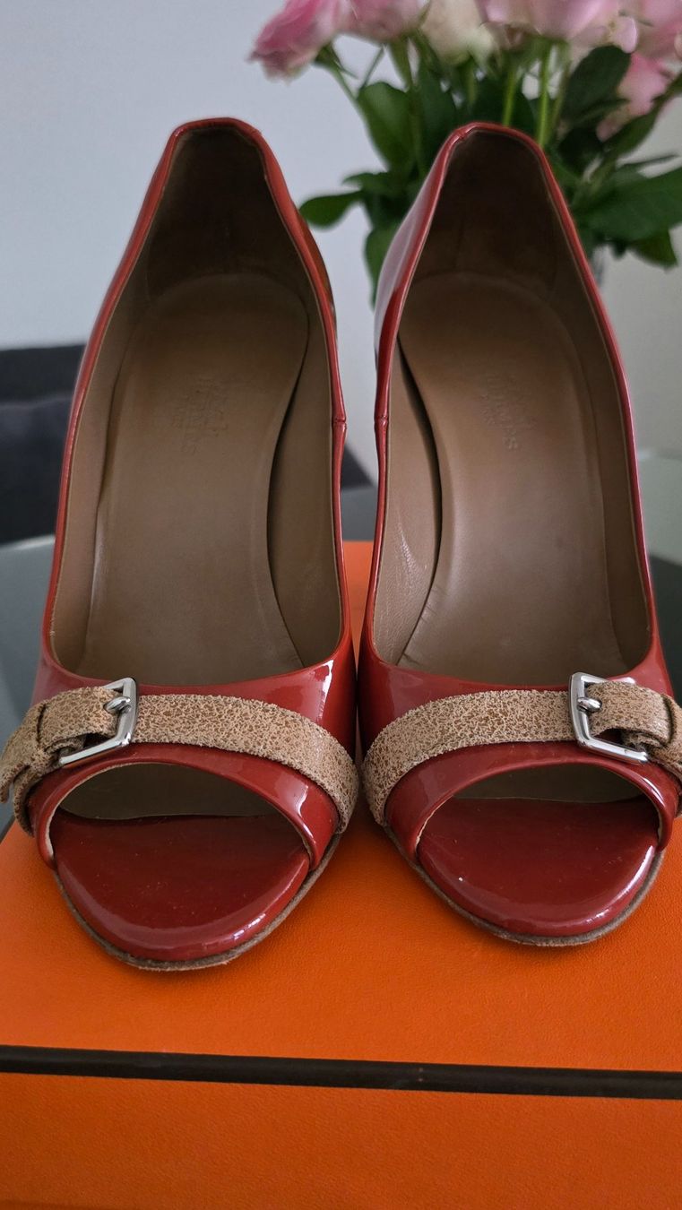 Hermès Scarpe da donna: Hermes Pumps, Gr 38.5, 1mal getragen – Nuovo (secondo la descrizione) da Baden venduto da Olie7 3