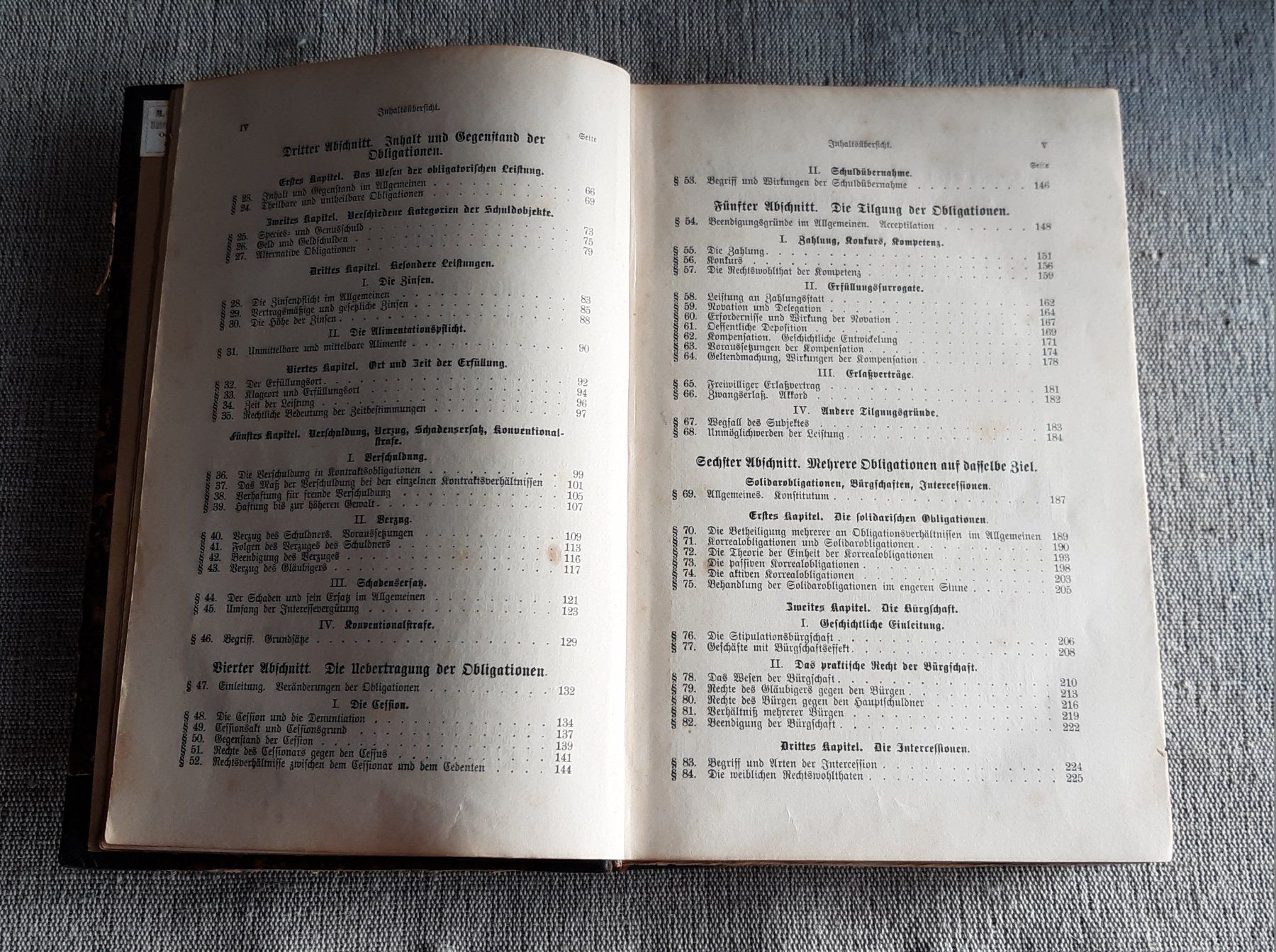 Bücher: Wunderschönes, antikes Buch - Pandekten - 1894 ! – Gebraucht aus Neuheim von Tidola 3