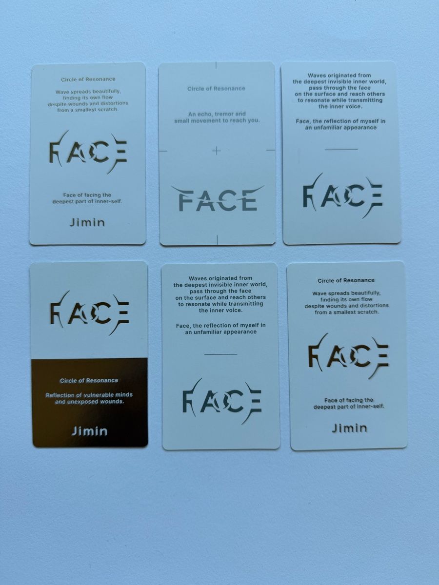 Carte collezionabili: BTS - Jimin FACE era official photocards – Nuovo (secondo la descrizione) da Belp venduto da silverlight88 1