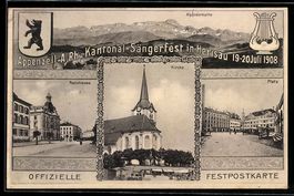 Herisau, Kantonal-Sängerfest 1908, Alps