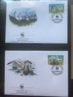 WWF Tristan da Cunha 1999 Wanderalbatros Satz Erstagsbriefe