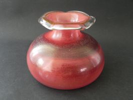 Glaskunst vom Feinsten - Schöne Vase - Höhe 8.5 cm