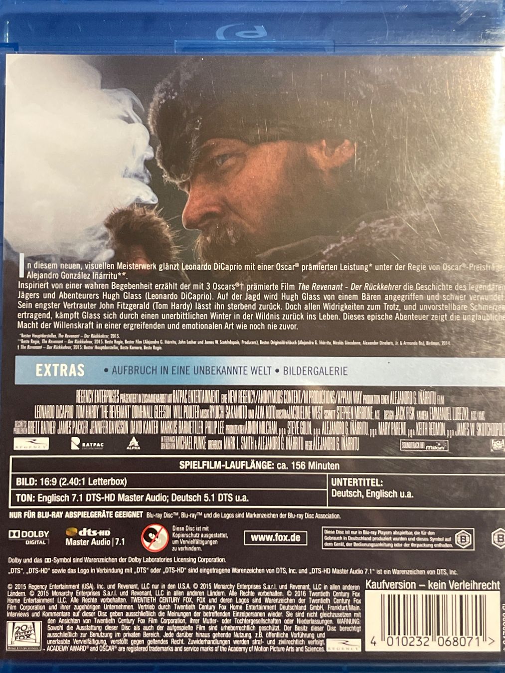Tutti i DVDs: The Revenant  (2015) – Nuovo (secondo la descrizione) da Waldenburg venduto da Gonzo8 1