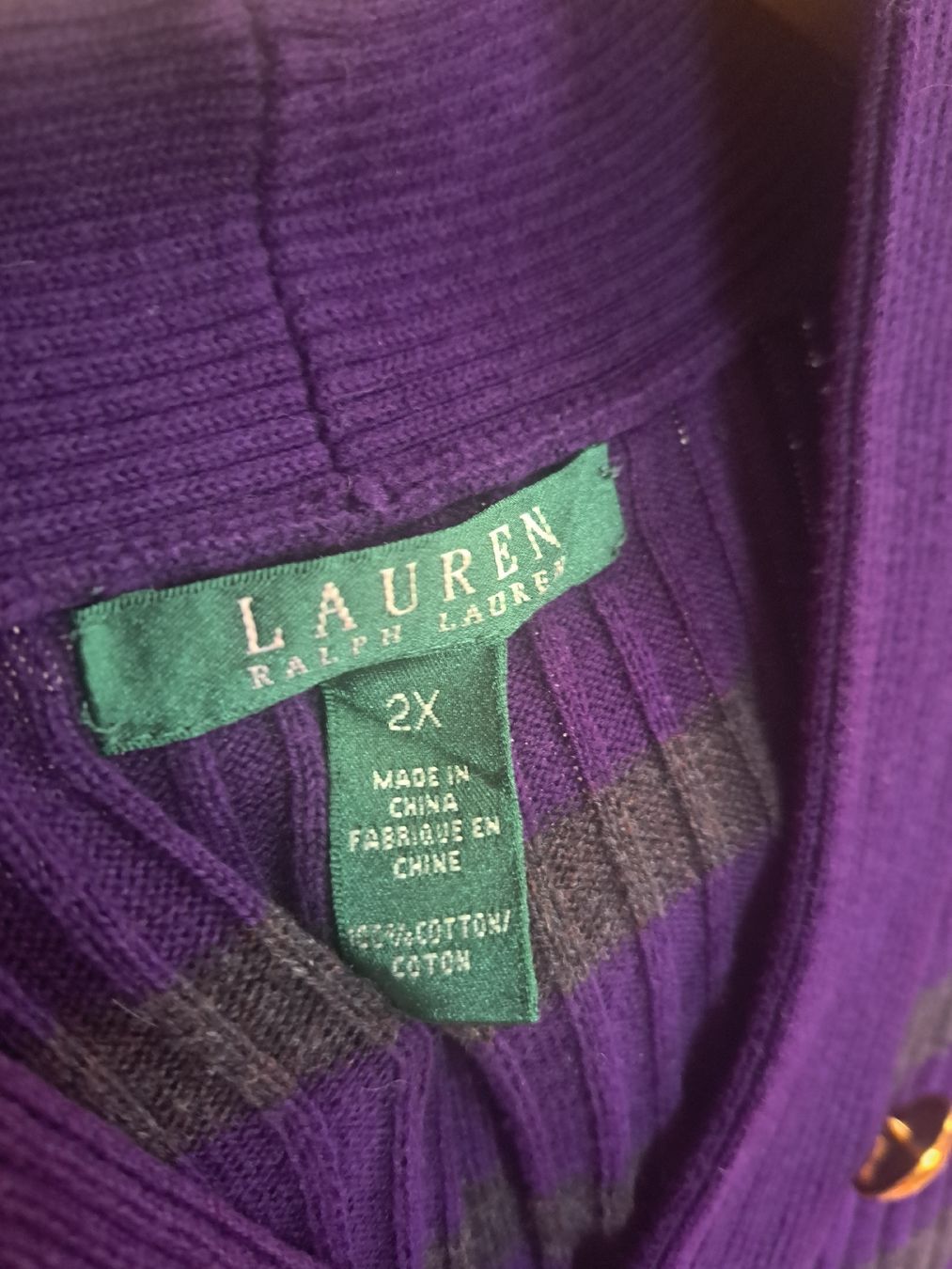 Ralph Lauren Maglioni & Felpe: RALPH LAUREN Strickpullover Pullover 2X 42 44 L Schalkragen – Usato da Mollis venduto da Fauchi99 1