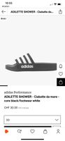 Adidas Adilette Shower Badeschuhe Gr. 33 - Neuwertig!