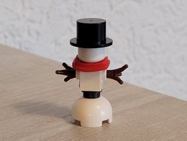 LEGO® Accessoire pour mini-figurine Lego (Bonhomme de neige)