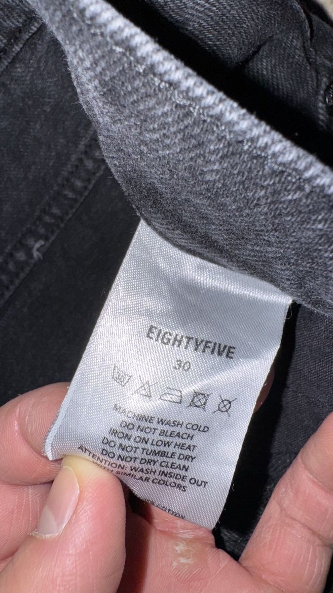 Jeans: EIGHTYFIVE Jeans, Schwarz, Baggy, Grösse 30 – Gebraucht aus winikon von lfisch04 2