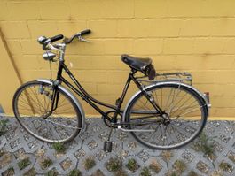 Fahrrad Velo Damen schwarz Bern Antikes Alt Hispa Oma selten