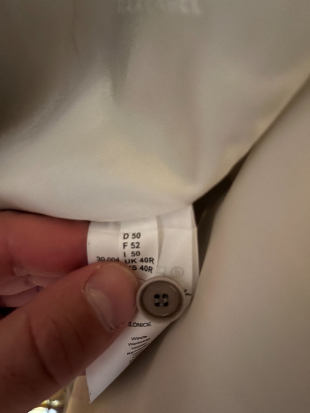 Gilet & Giacche: Anzug Weste Gilet – Usato da Zermatt venduto da B.15.v02 2