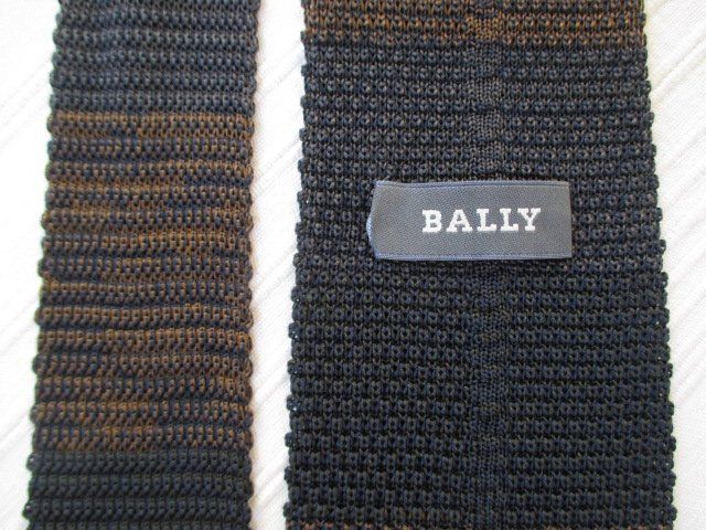 Bally Cravatte: Bally - Krawatte aus Strick mit Knüpfmuster Seide – Usato da Wetzikon ZH venduto da icewear 2