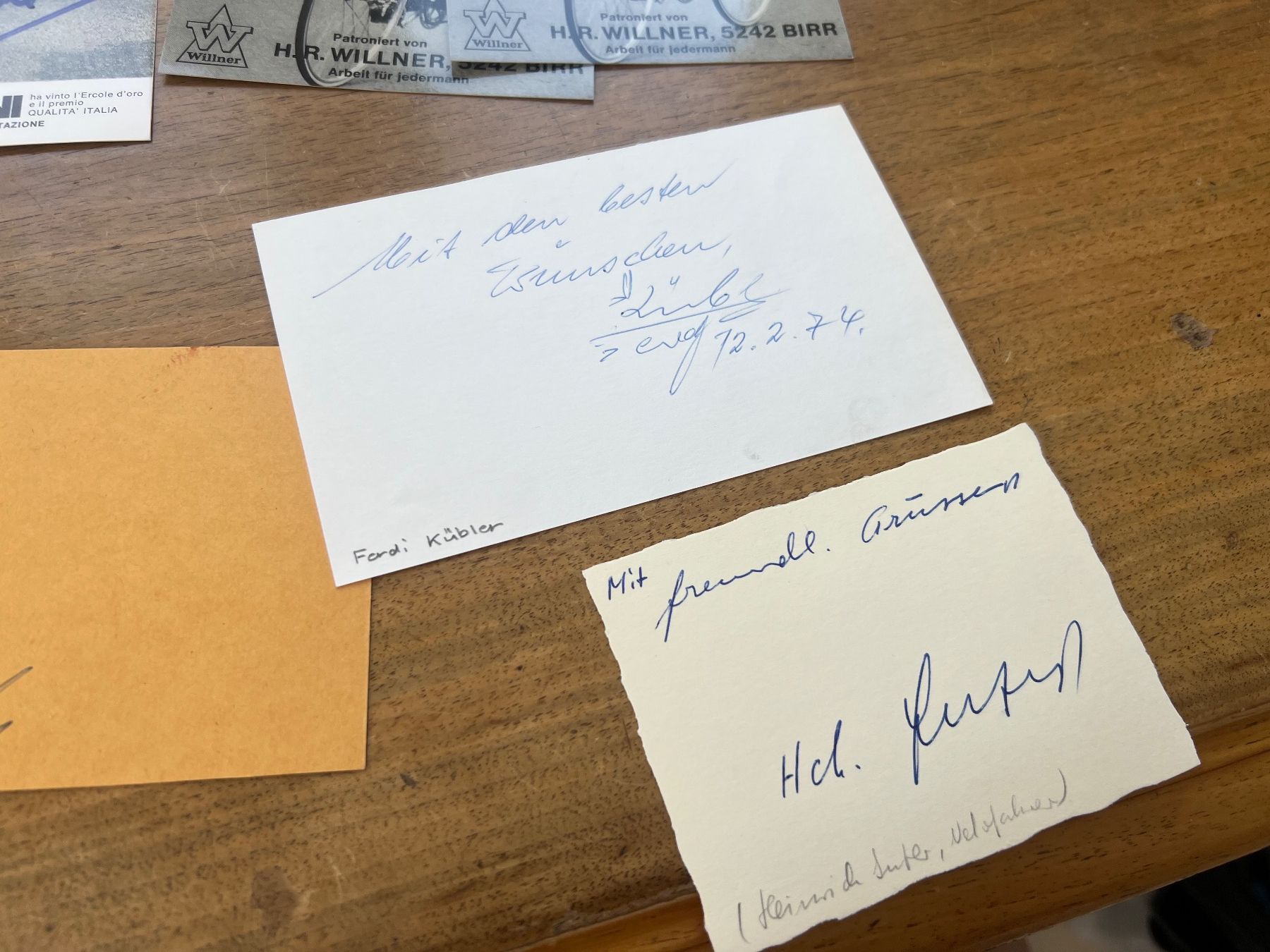 Autogramme: Verschiedene Autogramme, Nr 331 – Gebraucht aus Glattfelden von maa_qcj8 5