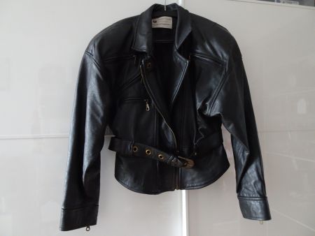 Vintage Lederjacke kurz, tailliert (38/40)