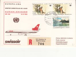 SLH RF 84.8 aU  Genève-Chicago