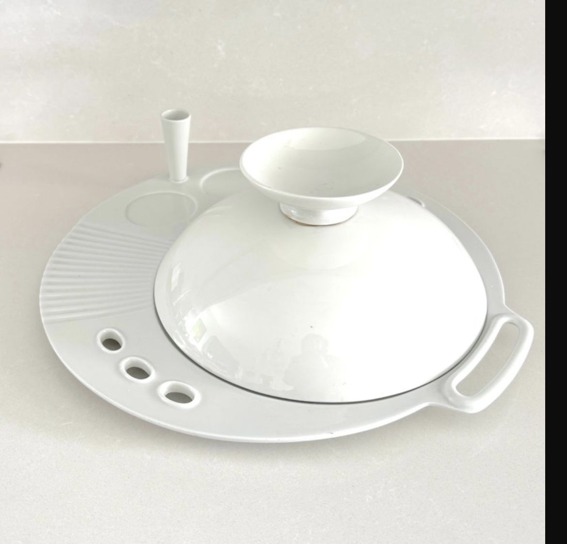 Piatti di portata: DESIGN-Massimo Morozzi Servierplatte von 1987, 2er Set – Usato da Galgenen venduto da camoli65 3