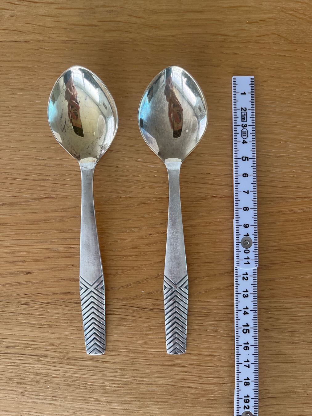 Cucchiai: 2 versilberte Schöpflöffel ca. 16,5cm – Usato da zürich venduto da Cf8000 1