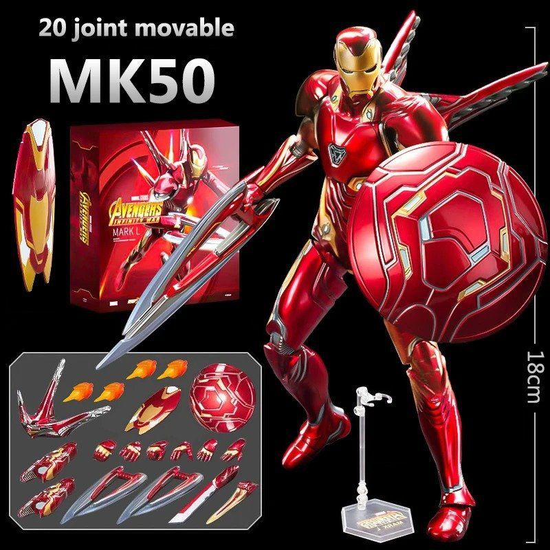 Statuette: ZD Toys Actionfigur "Iron Man Mark 50" – Nuovo e nell'imballaggio originale da Olten venduto da SunsetRainman