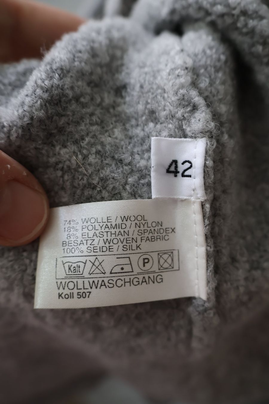 Giacche: Graue Wolljacke von Public – Usato da Winterthur venduto da jul_v9wx 4