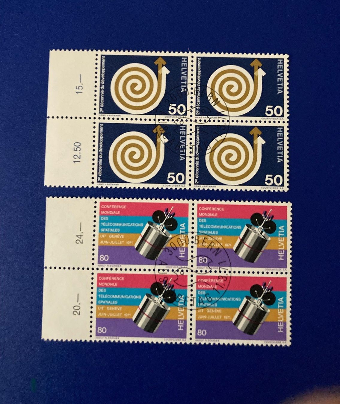 Tutti i francobolli: Markenserien 4er Blöcke mit ET-Stempel – Nuovo (secondo la descrizione) da Ringgenberg BE venduto da Tennis1140 1