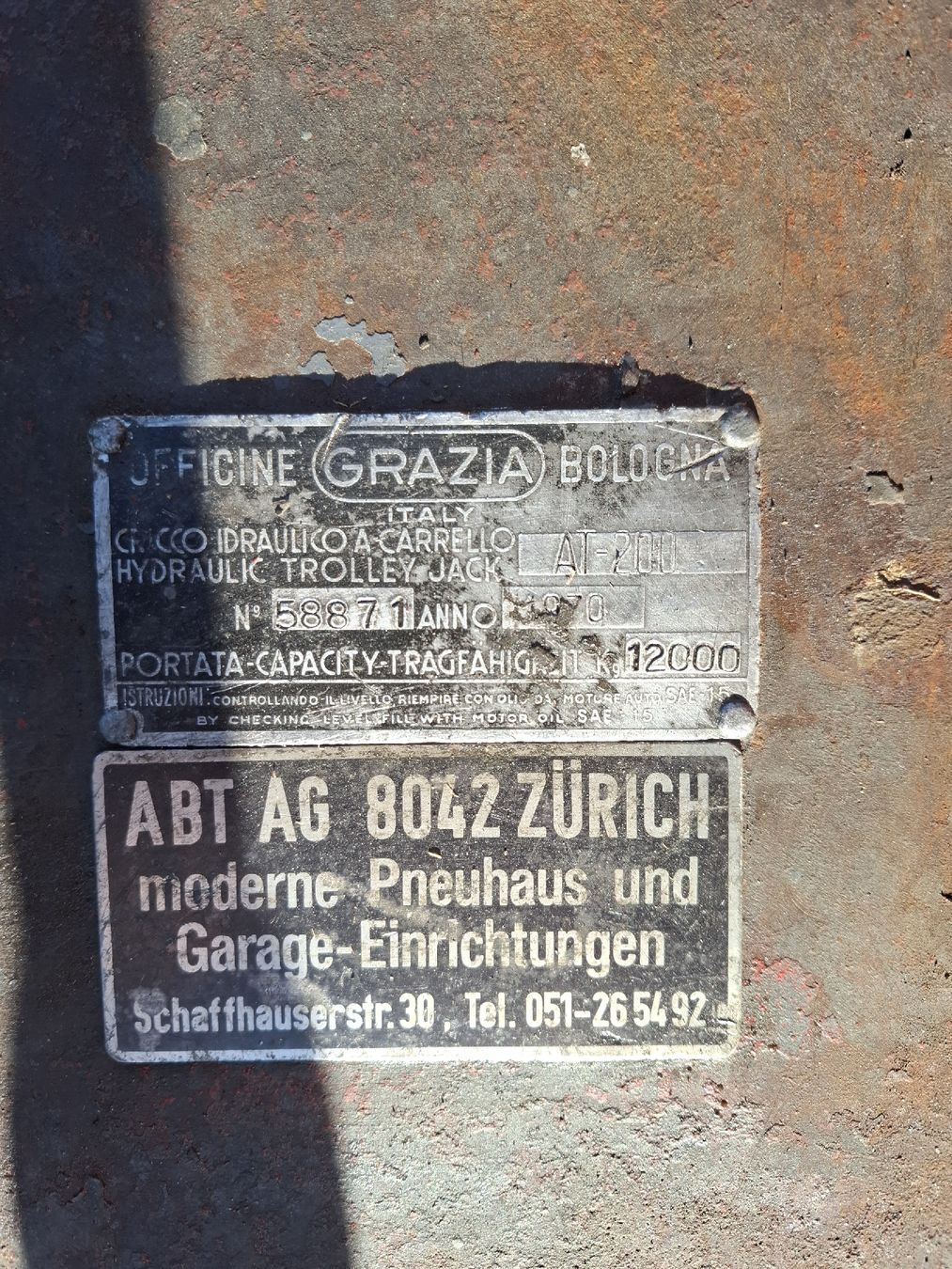 Alle Maschinen: Wagenheber – Gebraucht aus Nunningen von L90 1