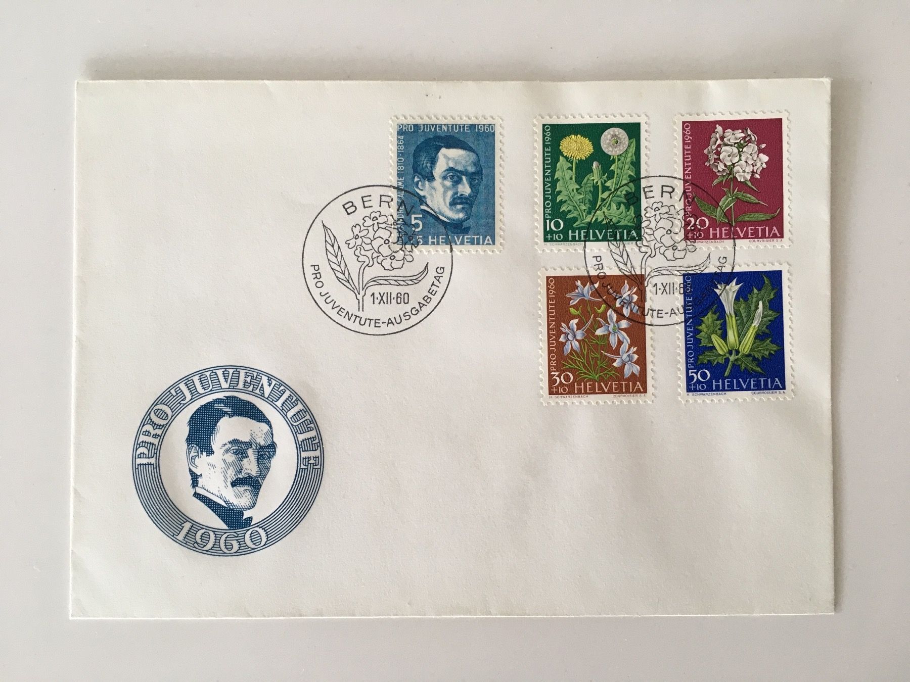 Tutti i francobolli: PRO JUVENTUTE 1960 FDC – Usato da zürich venduto da Cf8000