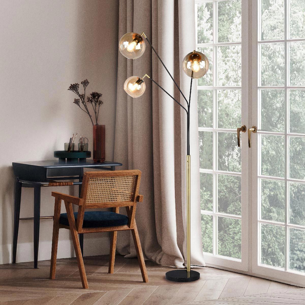 Lampen: Stehleuchte, Metall, Glas, 200 cm Höhe – Neu (gemäss Beschreibung) aus Kreuzlingen von Smart-Light 1