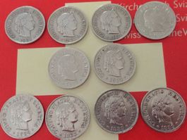 5 Rappen - LOT 1931-1939