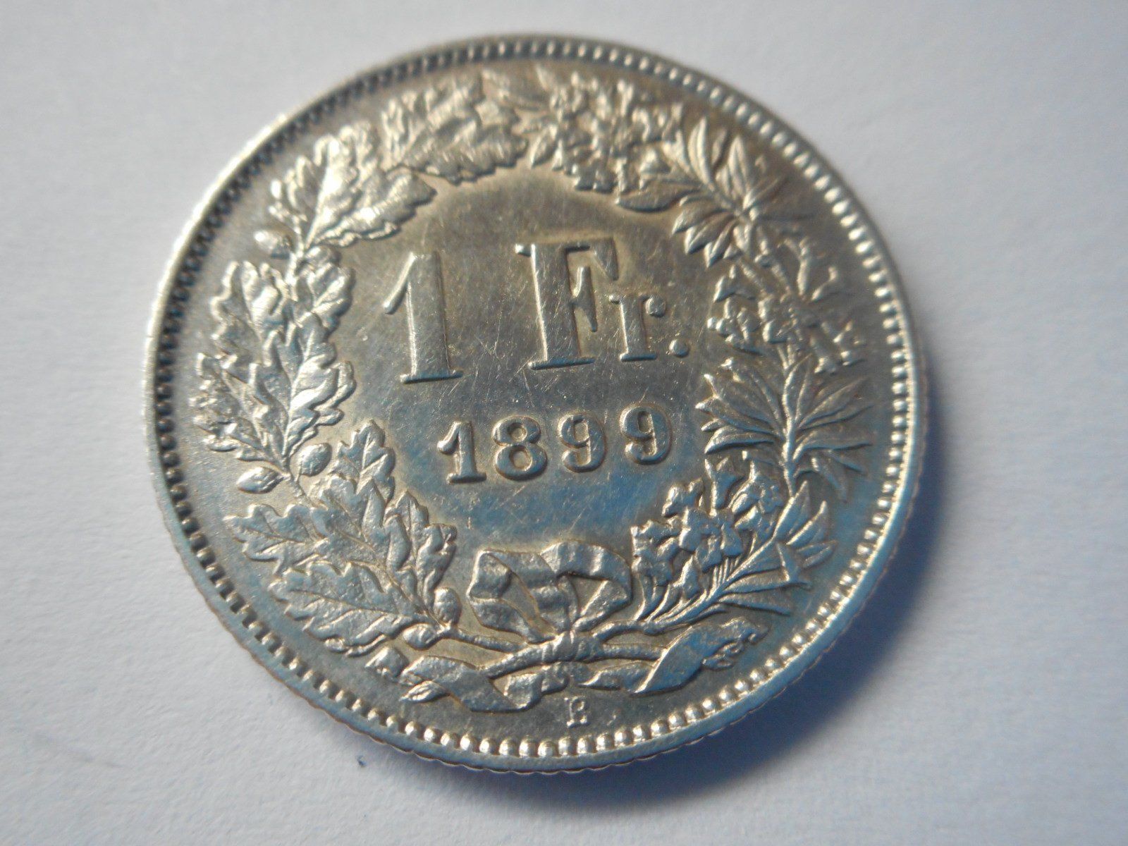 Tutti le monete: 1 Fr. 1899 silber  vorz – Usato da Kriegstetten venduto da pizlad2010 1