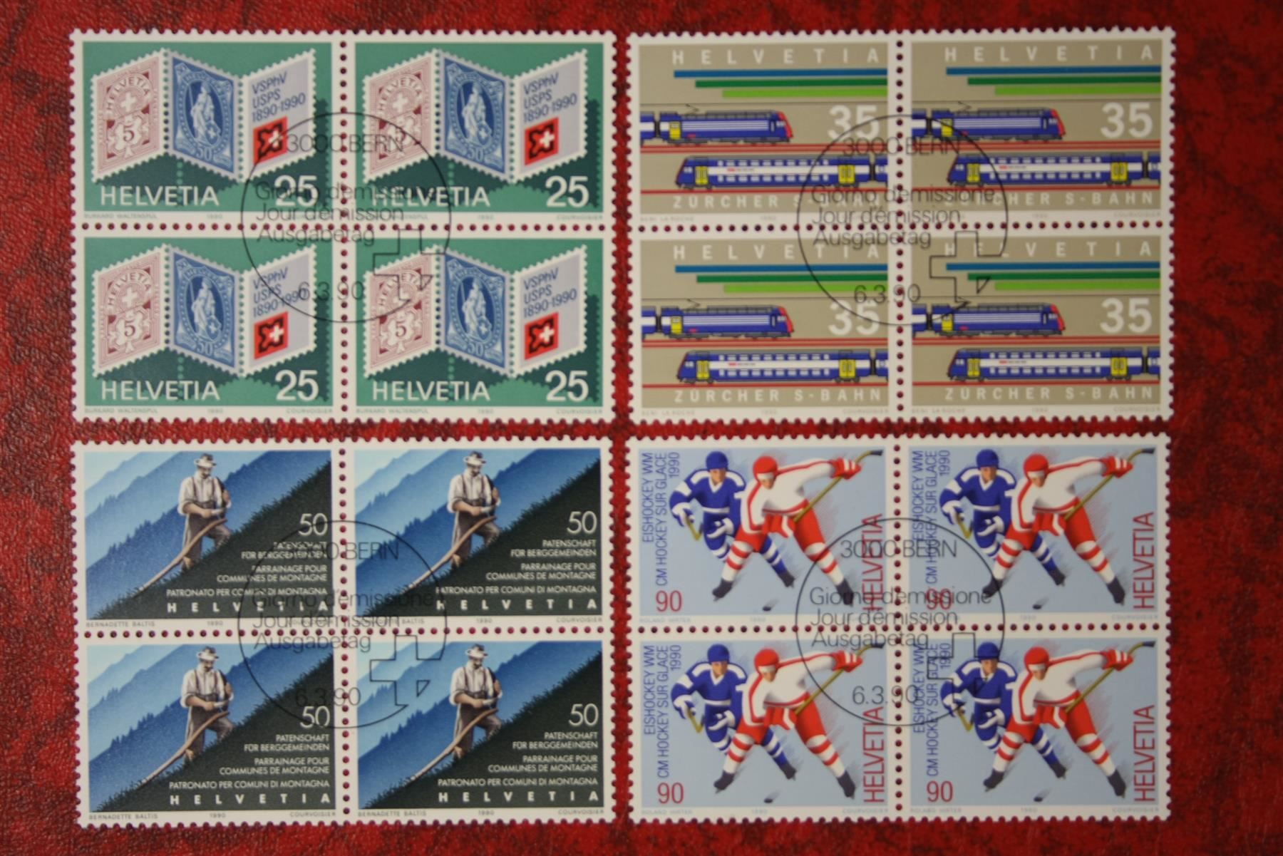 Tutti i francobolli: 1990: 785 + 788 ET. mit Gummi – Nuovo (secondo la descrizione) da Deitingen venduto da Lglobi