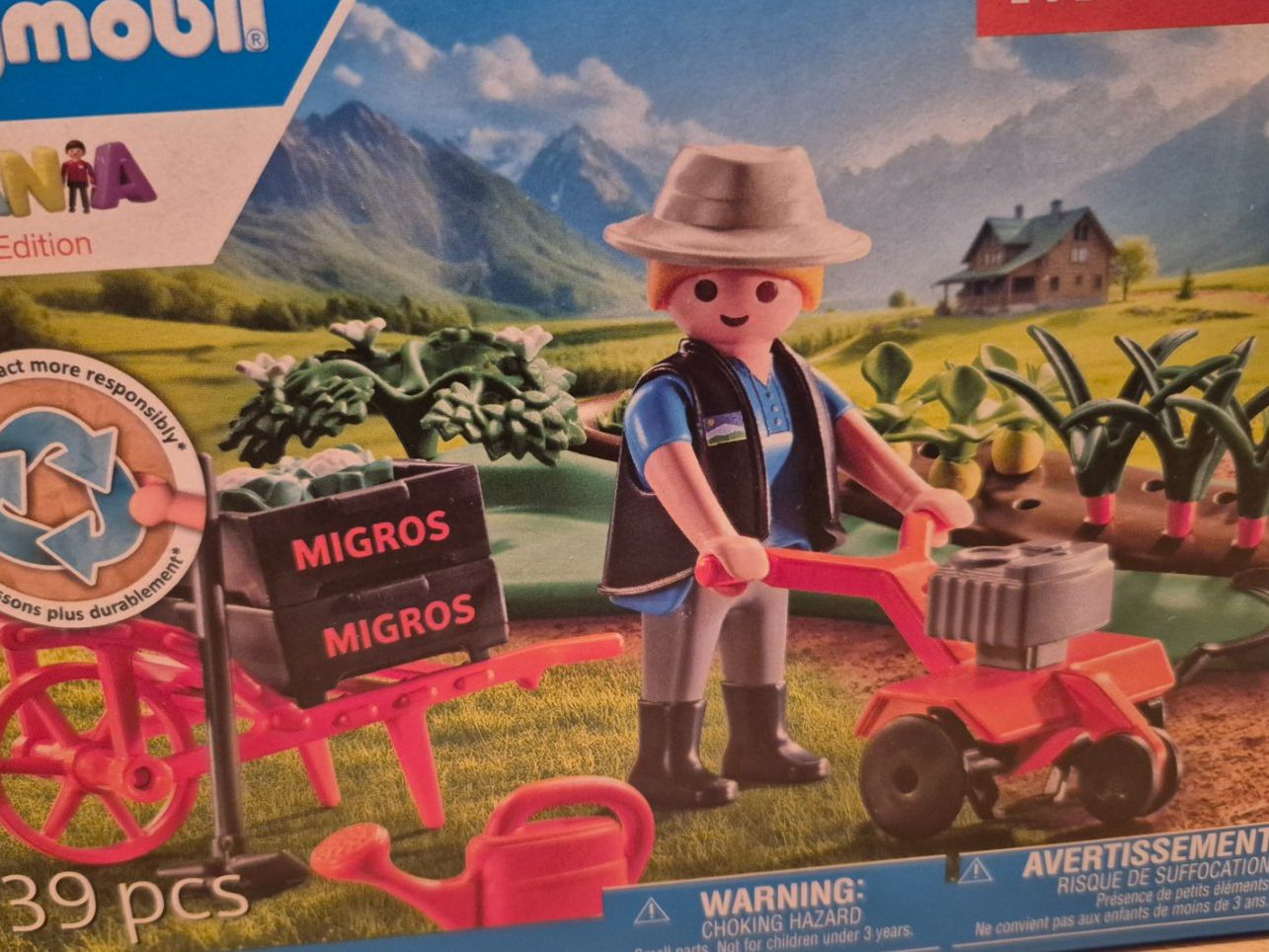 Playmobil Giocattoli: Migros Playmobil Gärtner – Nuovo e nell'imballaggio originale da Kriens venduto da honig01