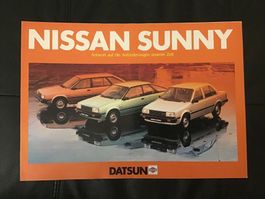 Nissan Sunny Faltprospekt