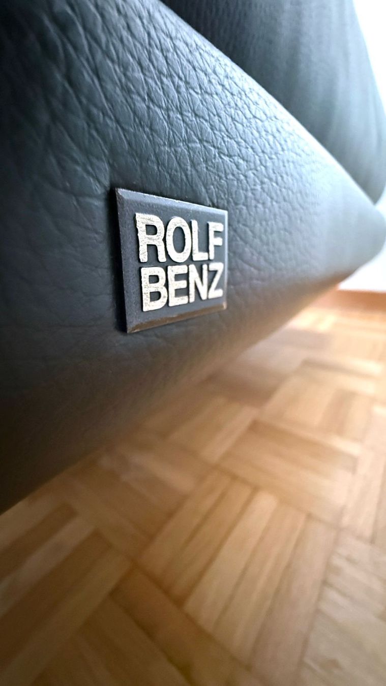 Rolf Benz Divani: Rolf Benz LINEA 2+3-Sitzer Echtleder Sofa-Set – Usato da Zürich venduto da nat_pt2d 1