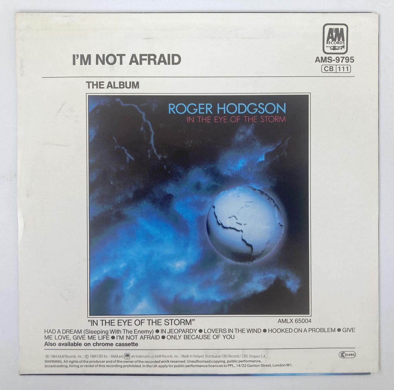 Schallplatten: SUPERTRAMP / ROGER HODGSON - HAD A DREAM – Gebraucht aus Bottens von hotter-than-hell 1