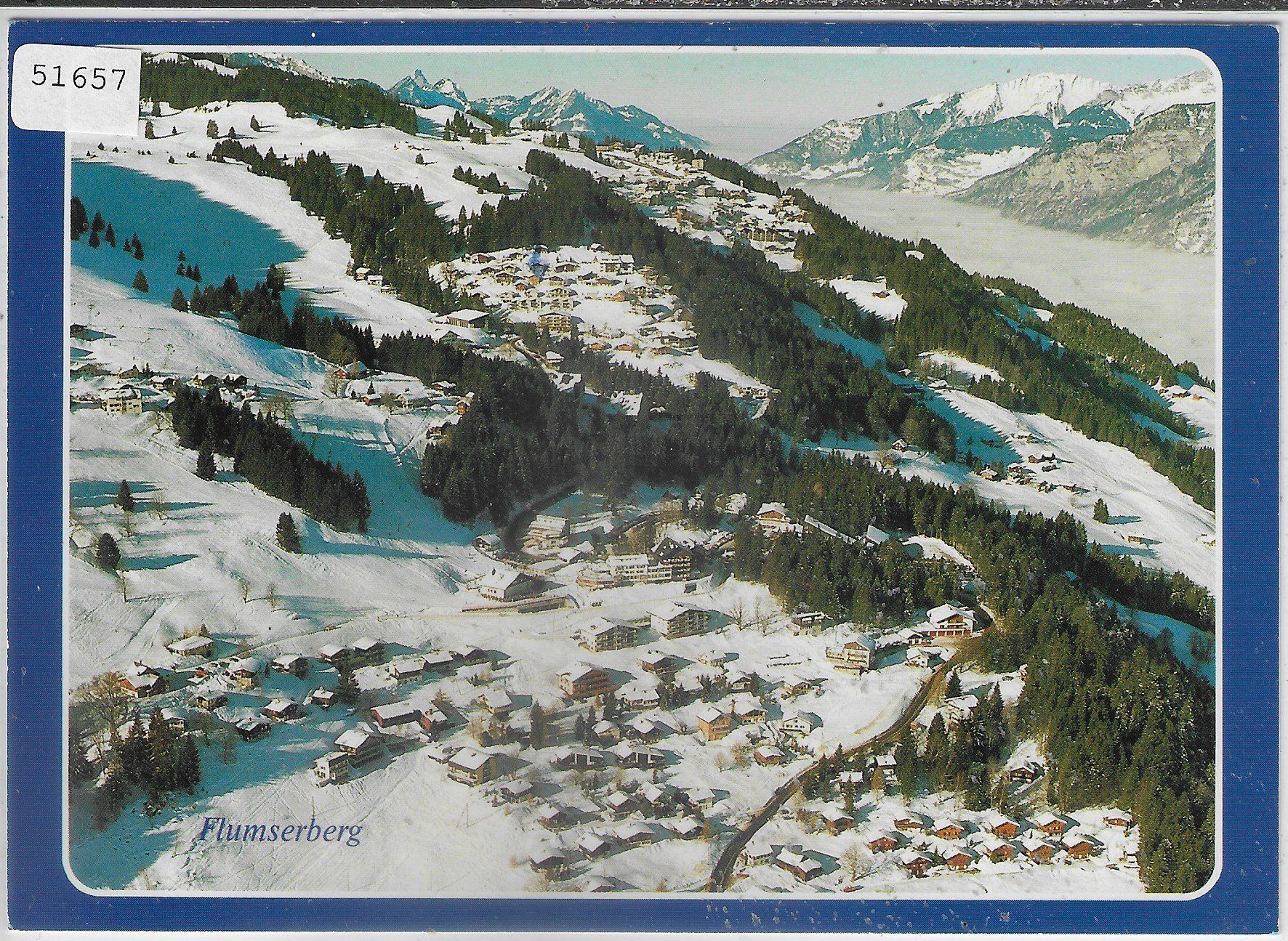 Cartoline postali: Flumserberg im Winter – Usato da Ettingen venduto da Kartenplanet