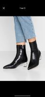Bottines taille 38 avec talon en plexiglas