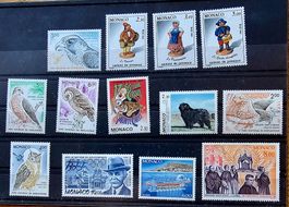 MONACO timbres neufs **  1983-93