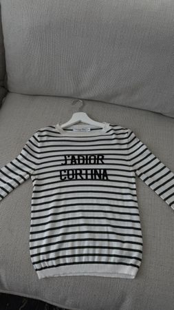 Christian Dior striped sweater size 38 excellent condition