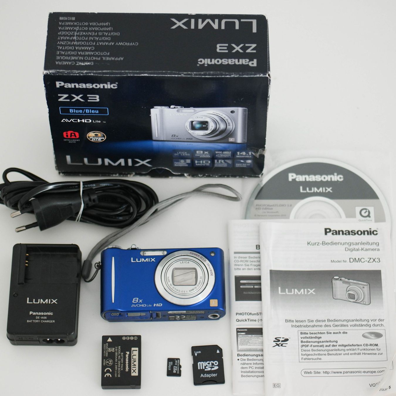 Panasonic Fotocamera: Panasonic DMC-ZX3 Digital Compact Camera – Usato da Thörishaus venduto da vintagger 2