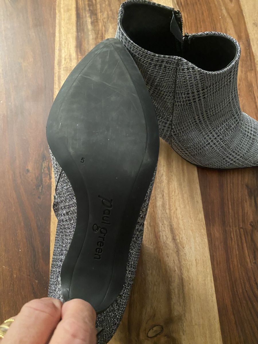 Paul Green Scarpe da donna: Paul Green Stiefelte Silber/ schwarz – Usato da Wädenswil venduto da bwu_npv9 3