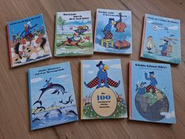 antike Globibücher 1. Auflagen, 1958 und jünger