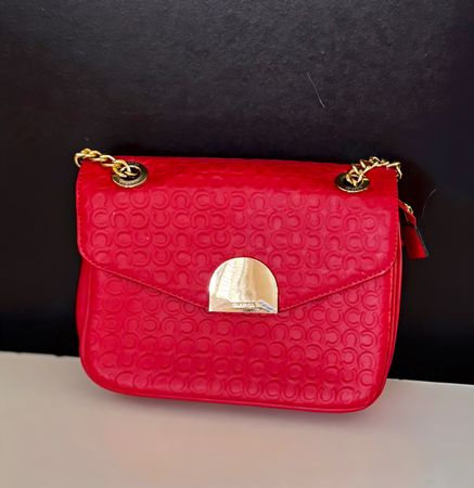 Sac à main bandoulière Carpisa rouge, neuf jamais utilisé